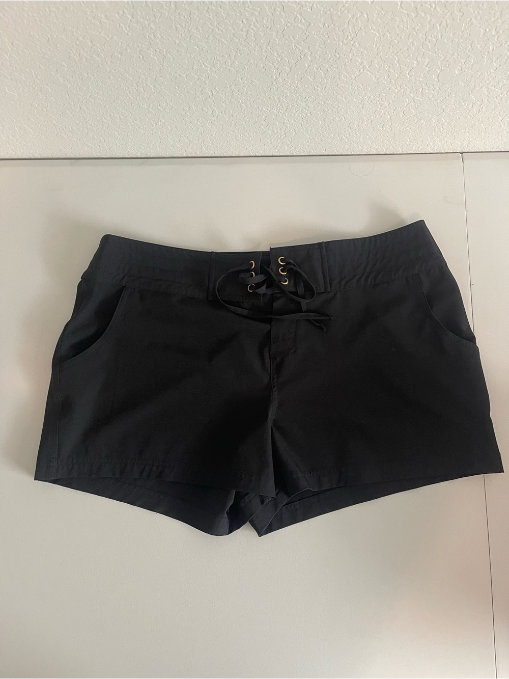 La Blanca All Aboard 3" Board Shorts Swim Cover Up Black Women's Size L - Picture 3 of 9